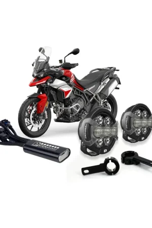 Kit Faretti LED DENALI D7 PRO Premium con Supporti Crash Bar Triumph Tiger 900 / Tiger 1200 Scelto Dai Clienti