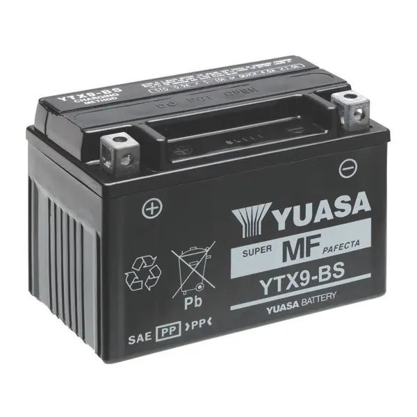Affare Batteria Moto YUASA YTX9-BS (Sigillata Con Acido A Corredo) 12V/8Ah