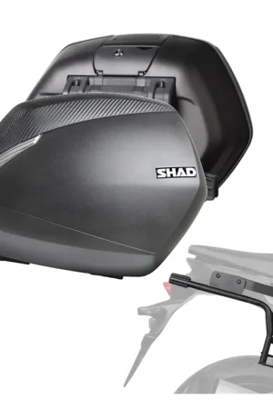 Non Perdere KIT VALIGIE LATERALI SHAD SH36 CARBON+TELAIO 3P SYSTEM YAMAHA TRACER 7 25