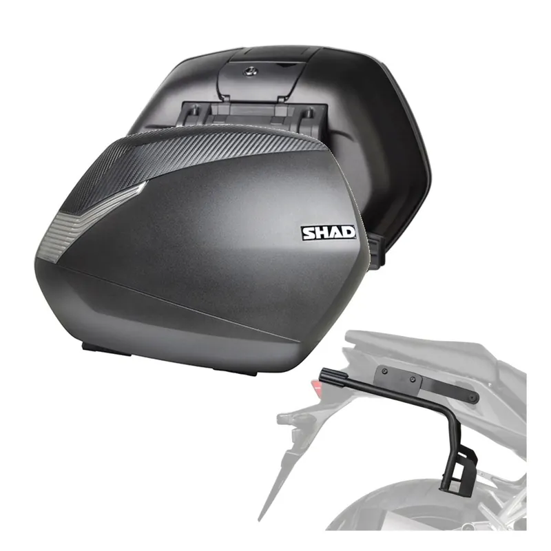 Non Perdere KIT VALIGIE LATERALI SHAD SH36 CARBON+TELAIO 3P SYSTEM YAMAHA TRACER 7 25
