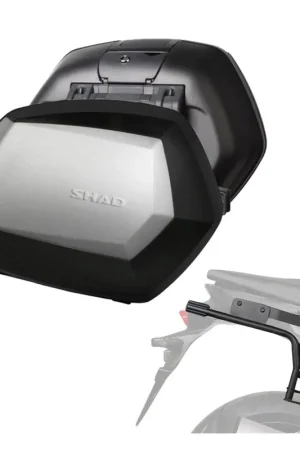 Nuovo Arrivo KIT VALIGIE LATERALI SHAD SH35 +TELAIO 3P SYSTEM MOTO GUZZI V100 MANDELLO 22>