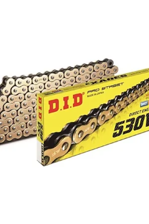 A Buon Prezzo DID Catena di trasmissione 530VX3 Gold & Black 102 maglie giunto a rivetto ZJ