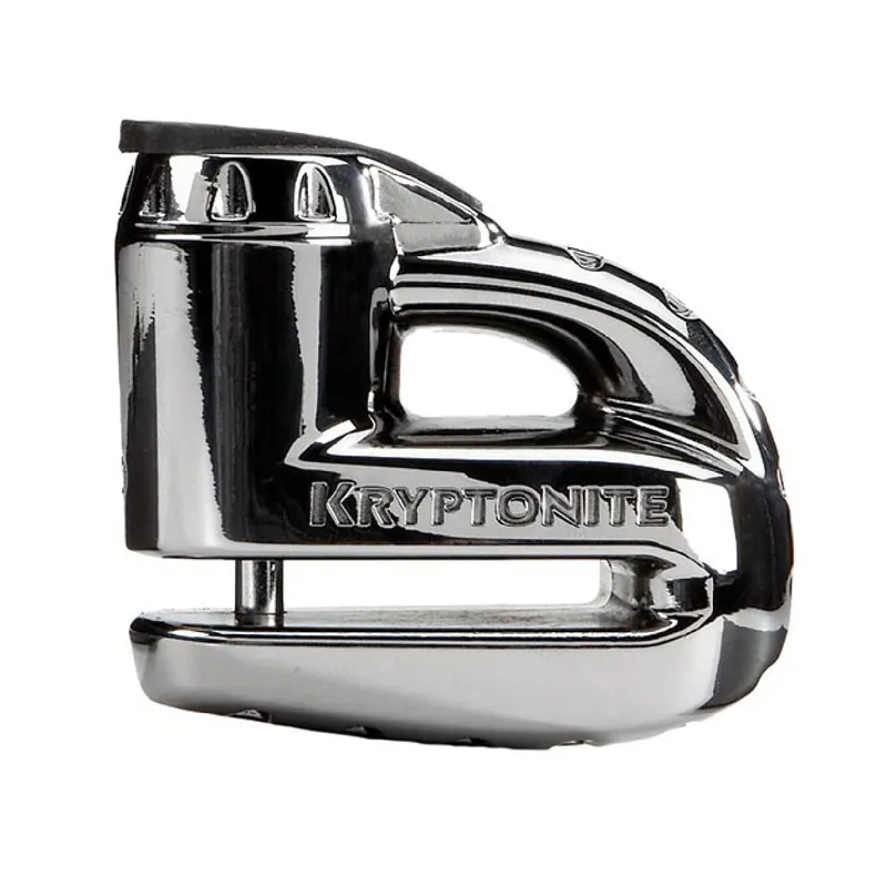 Più Venduto Kryptonite Bloccadisco antifurto Moto KEEPER 5-S2 Cromato con Cavo Reminder
