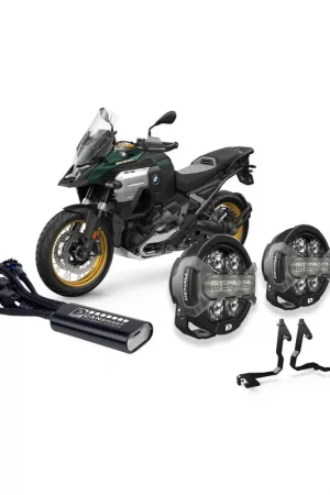 Acquista Ora Denali Kit BMW R1300GS ADVENTURE con faretti D7 PRO, attacchi e CANsmart™