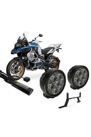 Spedizione Gratuita Denali Kit BMW R1250GS ADVENTURE con faretti D7, attacchi e CANsmart™