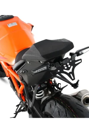Esclusivo R&G Racing Portatarga moto omologato per KTM 1390 Super Duke R (Evo) '24-/990 Duke '24