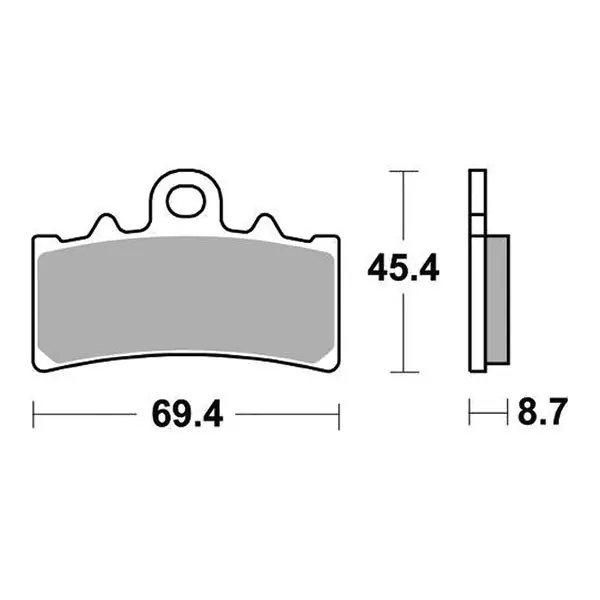 Offerta Speciale Sbs Pastiglie Freno 877Dc BMW 310 G GS 2017-2022