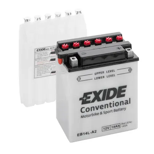 Pagamento Sicuro Exide Batteria 12V - Exide Bike Conventional - 14 Ah - 145 A