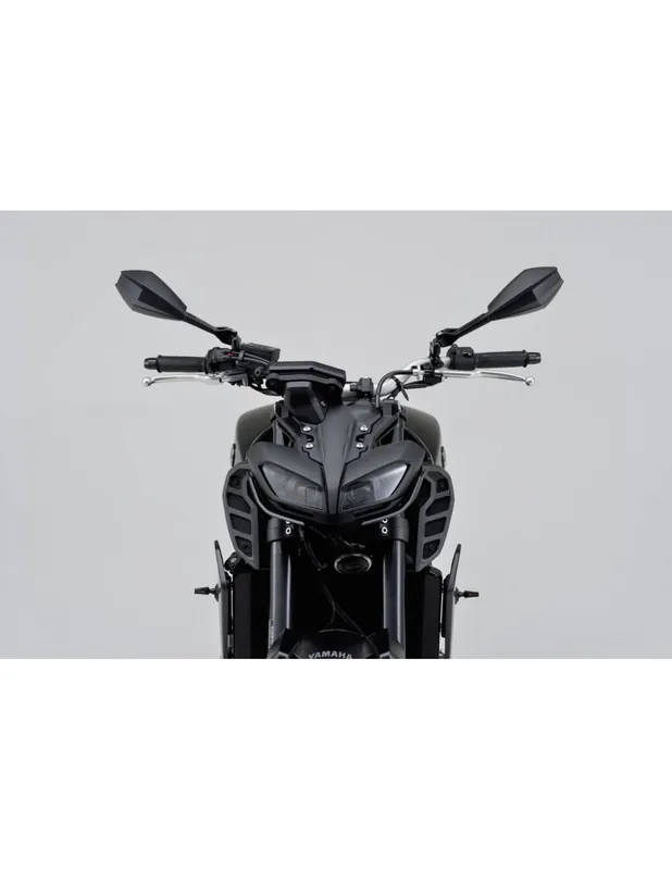 Specchietto moto nero in alluminio e ABS omologato ECE Pagamento Sicuro