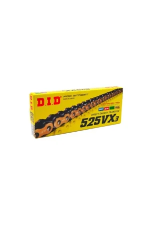 A Buon Prezzo D.I.D - CATENA 525 VX3 Gold & Black - giunto a rivetto (ZJ)