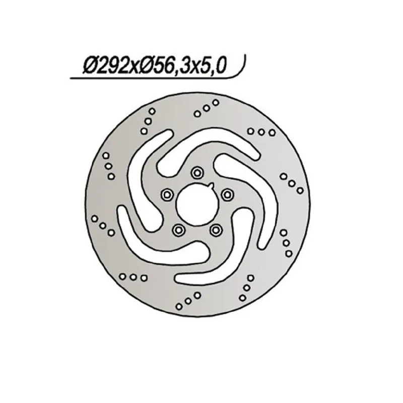 NG 735 Disco Freno HARLEY DAVIDSON XL Sportster 883 CC 04/09 Offerta