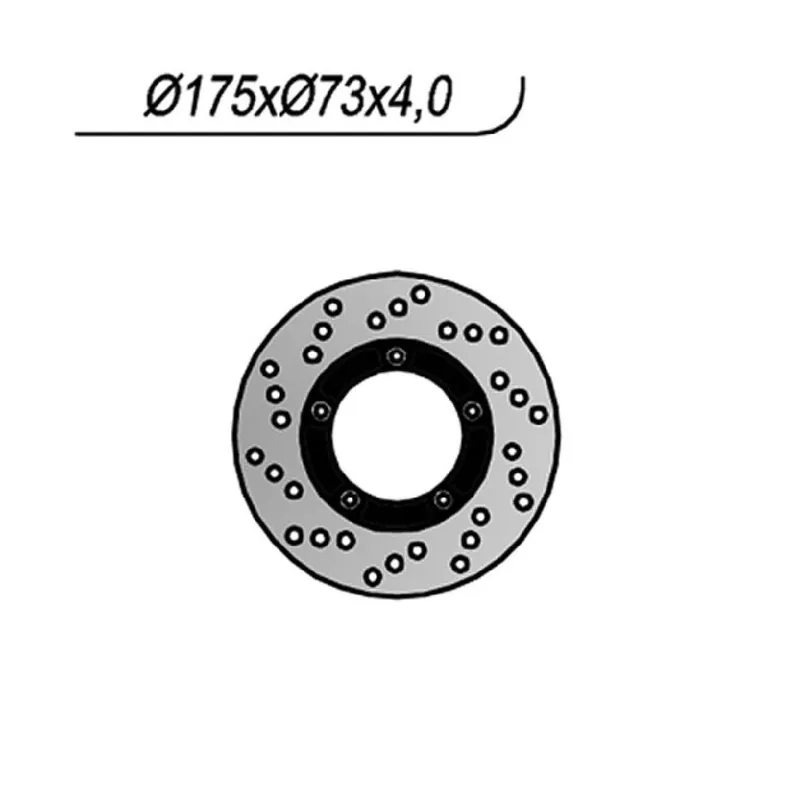 Ultime Pezzi NG 1237 Disco Freno PIAGGIO Hexagon 125 CC 94/97