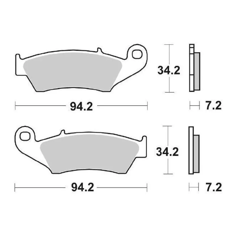 Occasione SBS 694HF Pastiglie freno APRILIA MXV 450 CC 08/14