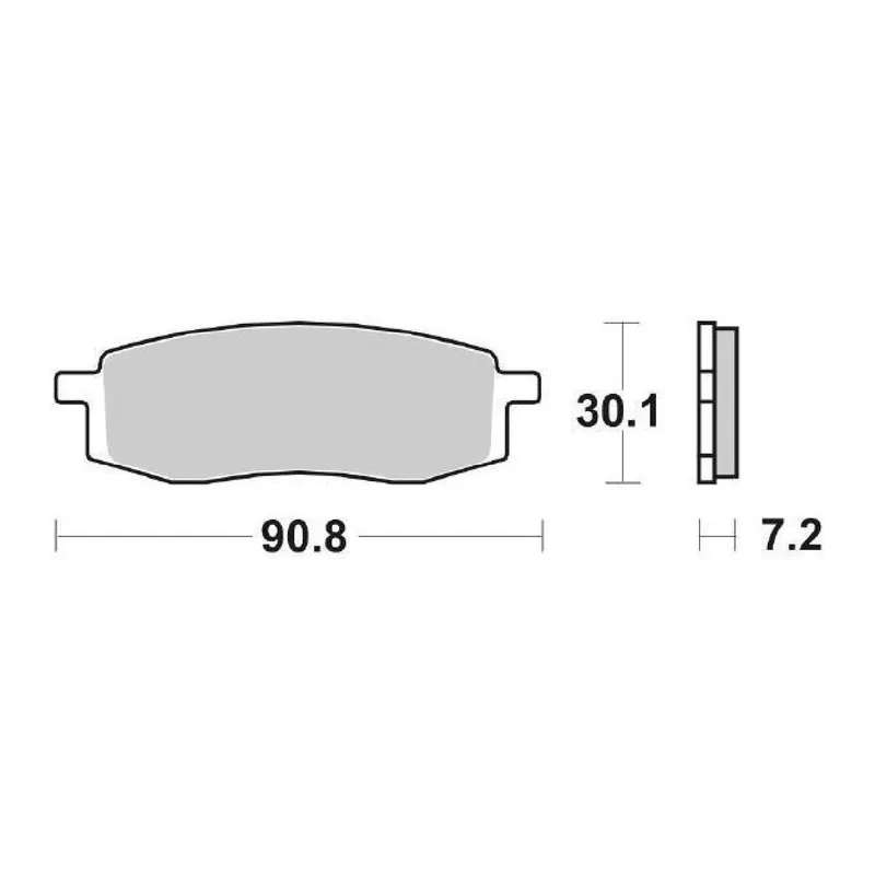Compra Online SBS 580HF Pastiglie freno YAMAHA YZ 125 CC 88
