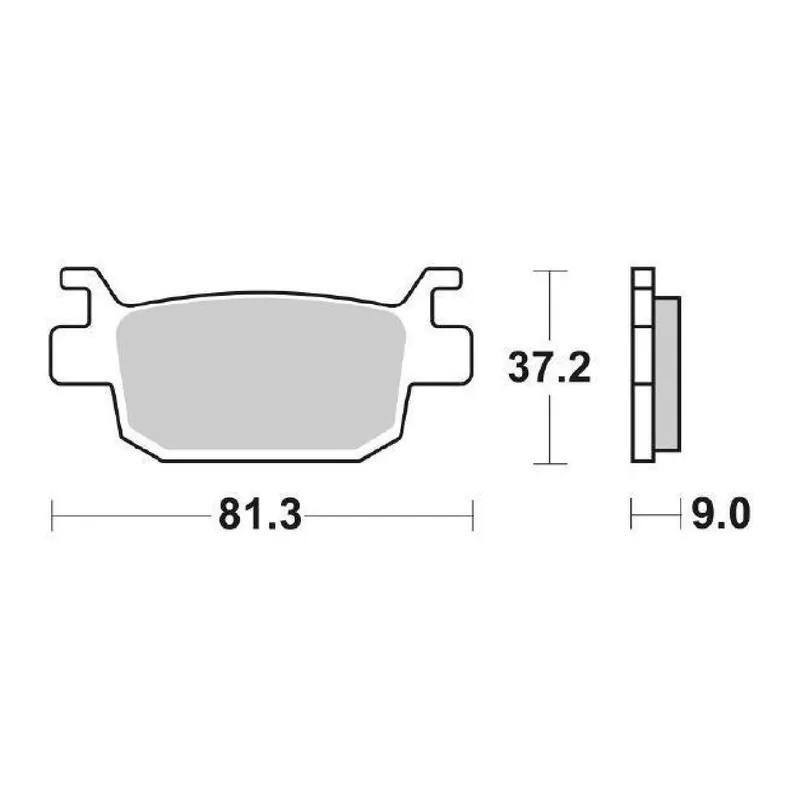 SBS 193MS Pastiglie freno BENELLI BN251 250 CC 16 Pagamento Sicuro