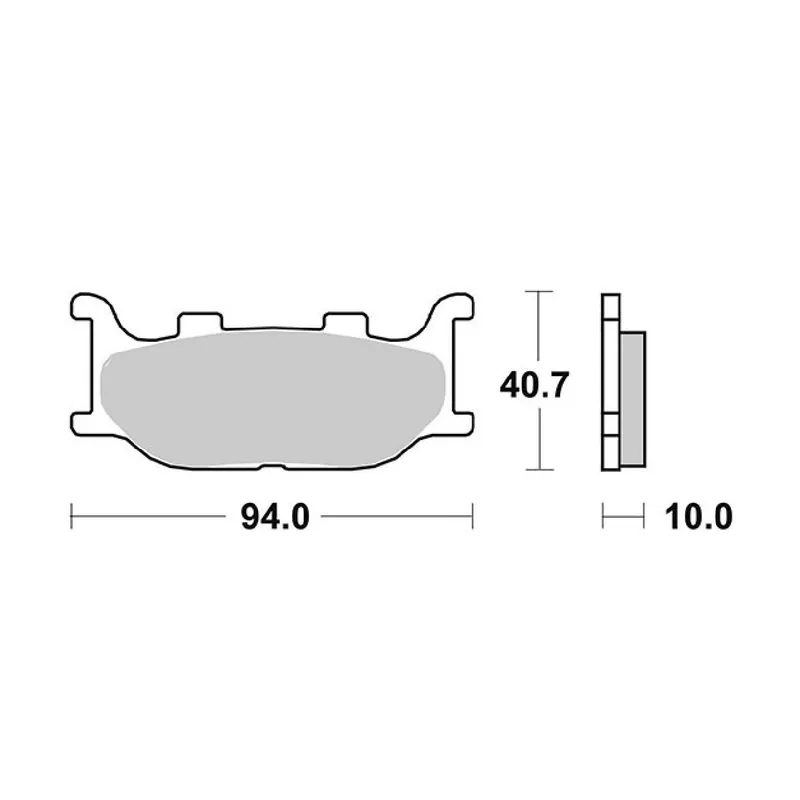 SBS 128HM Pastiglie freno ADIVA AD E3 / AD Cabrio LE E3 (SYM) 125 CC 09/11 Compra Adesso