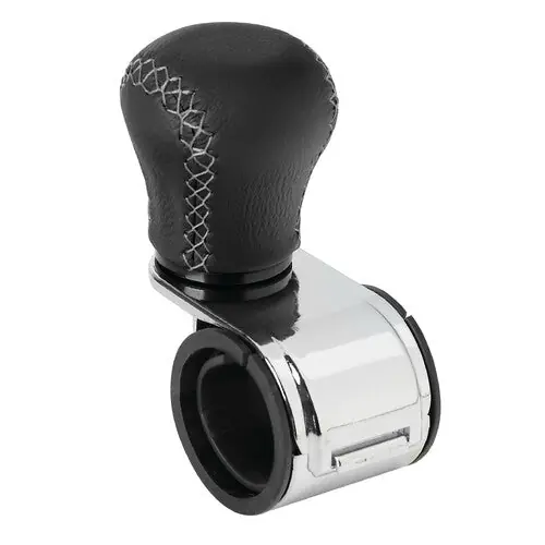 Pilot Revolve, pomello volante in pelle con cuciture silver, staffa cromata Compra Oggi Stesso