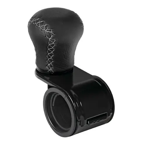Pilot Revolve, pomello volante in pelle con cuciture silver, staffa nera Compra Online