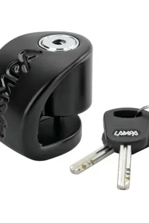 Consegna Rapida Lampa Stone XS, lucchetto bloccadisco - Perno diametro 5,5 mm - Nero 91561