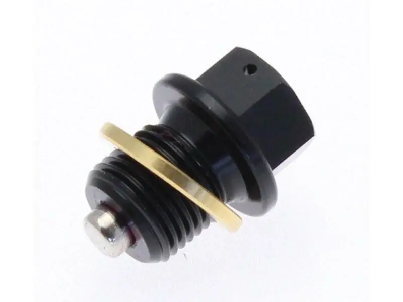 Offerta Limitata TECNIUM Tappo di scarico magnetico - alluminio nero M12x1,25x14