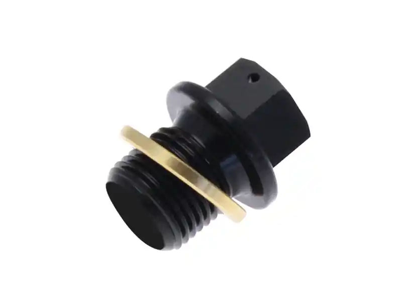 Tappo di scarico TECNIUM - alluminio nero M14x1,5x13,5 Super Prezzo