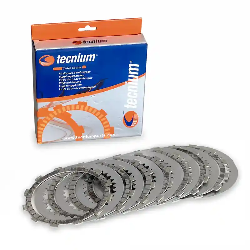 Ultime Pezzi Kit frizione TECNIUM con dischi in acciaio e dischi d'attrito