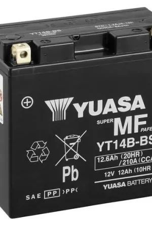Batteria YUASA senza manutenzione con pacco acido - YT14B-BS Acquista Ora