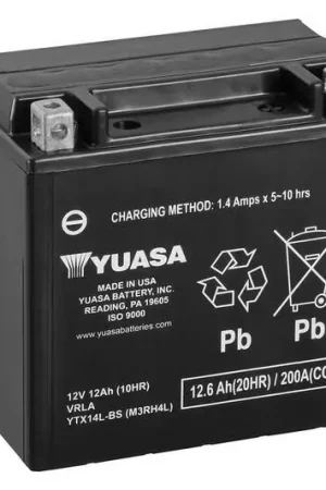 Ultime Pezzi Batteria YUASA senza manutenzione con pacco acido - YTX14L-BS