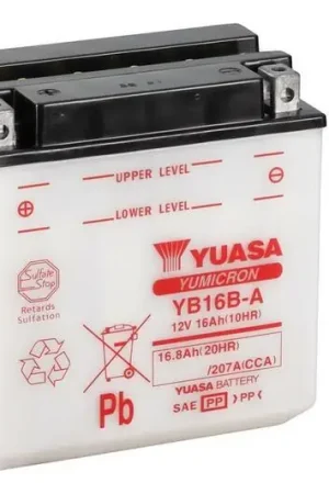 Compra Adesso Batteria al piombo/acido YUASA senza pacco acido - YB16B-A