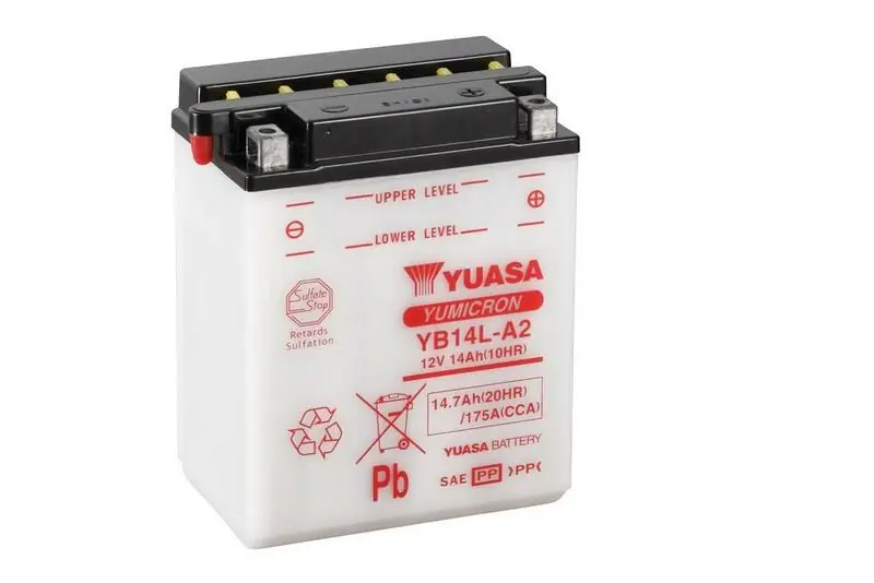Occasione Batteria al piombo/acido YUASA senza pacco acido - YB14L-A2