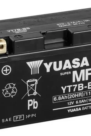 YUASA W/C Batteria senza manutenzione attivata in fabbrica - YT7B Offerta Lampo