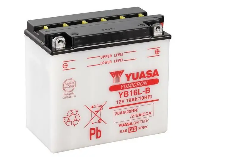 Batteria YUASA al piombo/acido senza pacco acido - YB16L-B Prezzo Ridotto