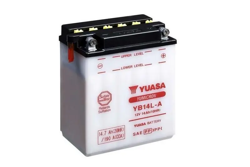 Quantità Limitata Batteria al piombo/acido YUASA senza pacco acido - YB14L-A
