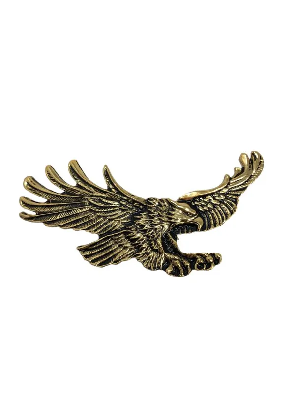 Prezzo Scontato Elemento Highway Hawk "Eagle" in oro largo 11cm da attaccare