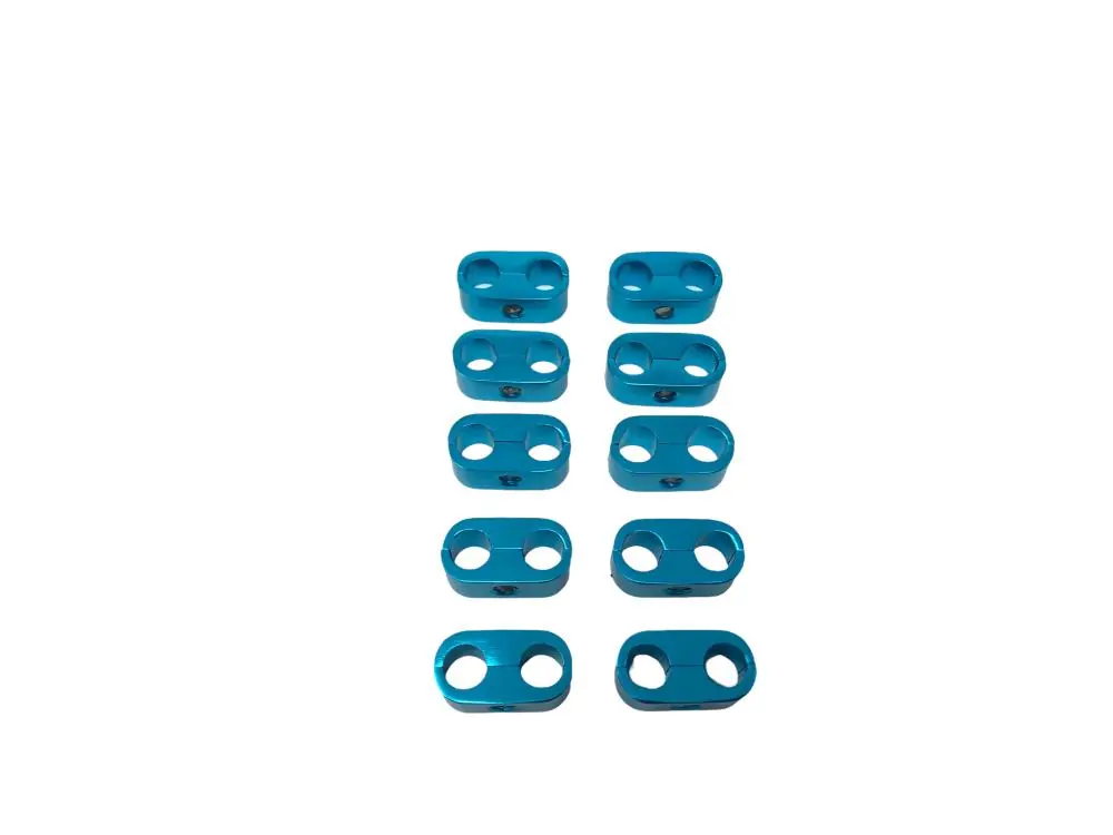 Morsetti Highway Hawk blu per cavi, cavi Bowden (10 pz.) Offerta Lampo