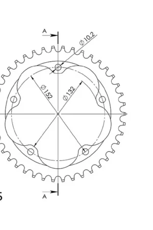 A Buon Prezzo Corona in alluminio 43 denti passo 525 MV AGUSTA F3 (F310ABCV) 675 CC 12/18