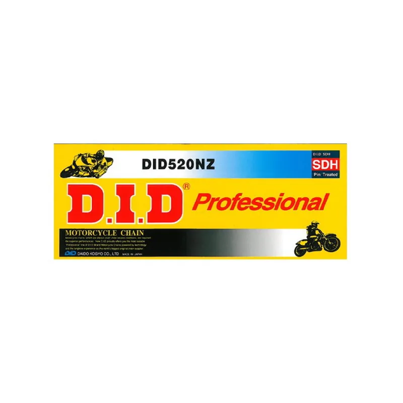 DID Catena di trasmissione 520NZ Black & Black 104 maglie con giunto a clip FJ Offerta Del Giorno