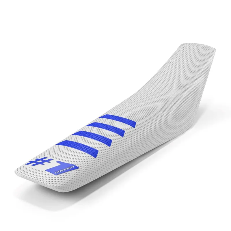 Coprisella universale Onegripper - Ribbed bianco e blu Ultima Occasione