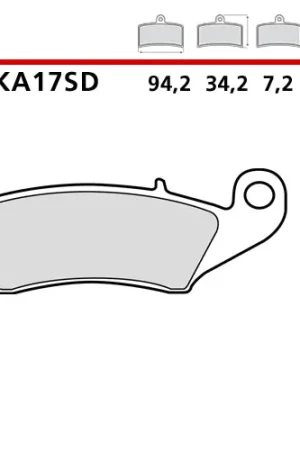 A Buon Prezzo Pastiglie anteriori standard Brembo Beta RR 200 19-25