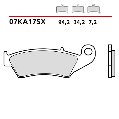 Pastiglie anteriori race Brembo Honda CR 125 95-07 Direttamente Dal Produttore