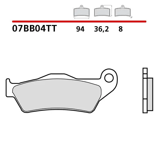 Occasione Pastiglie anterioriori ceramic Brembo Sherco 450 SEF-R 15-23