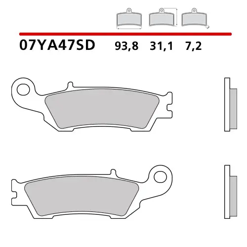 Occasione Imperdibile Pastiglie anteriori standard Brembo Yamaha YZF 450 08-19