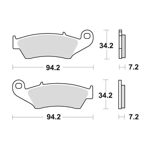 Promozione Pastglie anteriori standard Galfer Beta RR 125 2T 18-25
