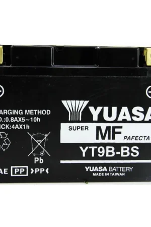 Yuasa YT9B-BS Batteria moto precaricata sigillata Scelto Dai Clienti