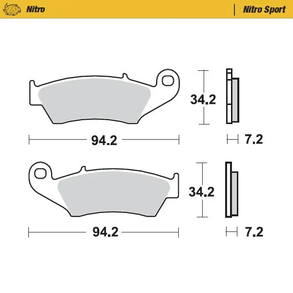Pastiglie Moto Master Beta RR 525 05-09 anteriori nitro Offerta Speciale
