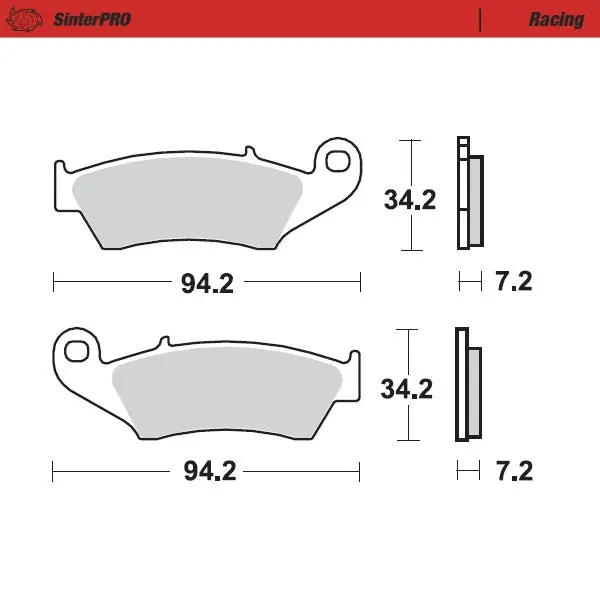 Offerta Limitata Pastiglie Moto Master Honda CR 125 95-07 anteriori racing