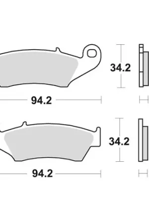 Popolare Pastiglie anteriori ceramic WRP Beta RR 400 05-14