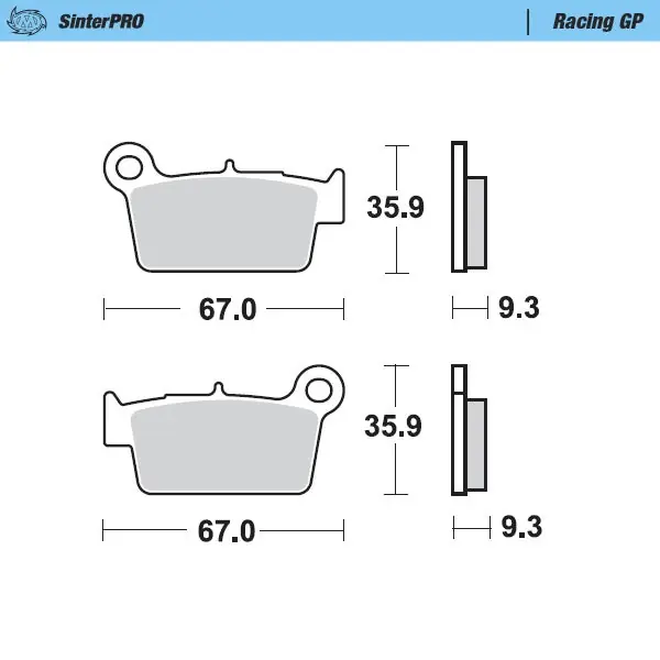 Miglior Prezzo Pastiglie Moto Master Tm MX 125 05-23 posteriori GP