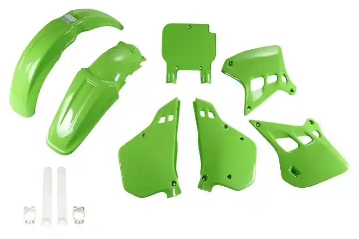 Reso Gratuito FULL KIT PLASTICHE COMPATIBILE CON KAWASAKI KX 125 1990-1991